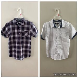 Ben Sherman Short Sleeve Button Down Shirts (2) Large